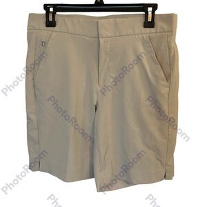 Athleta Bermuda Shorts Sz 6 Khaki